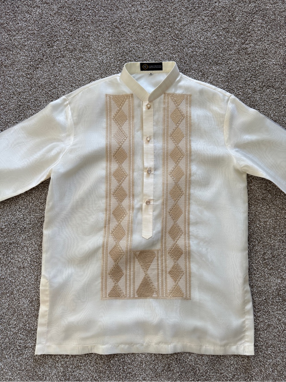 Traditional Men's Tagalog Barong